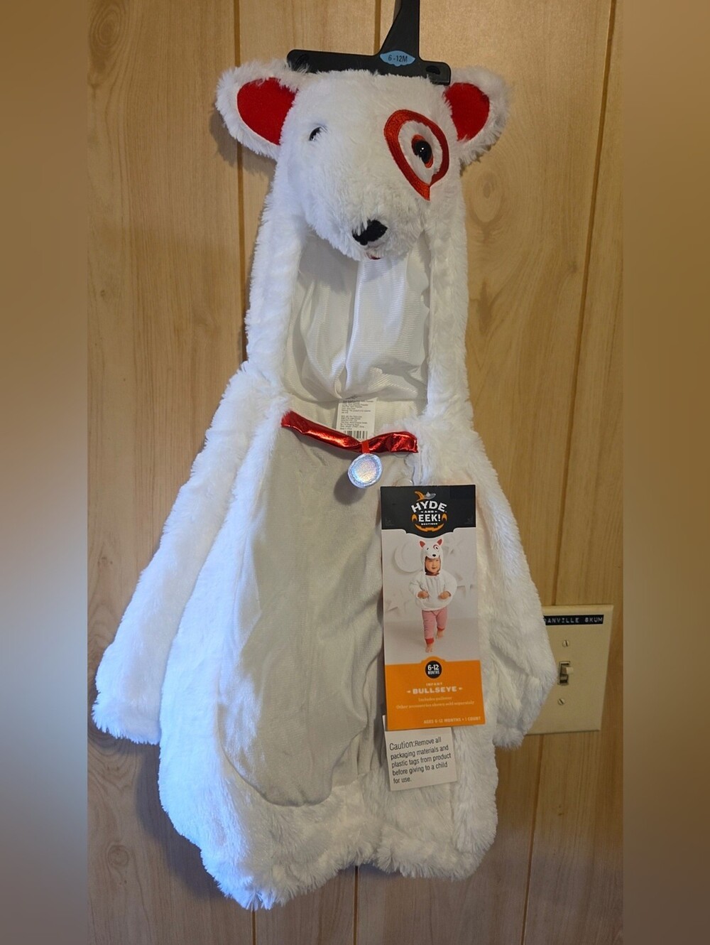 Target Bullseye Infant Halloween Costume NWT 6-12 Months & 12-18 Months